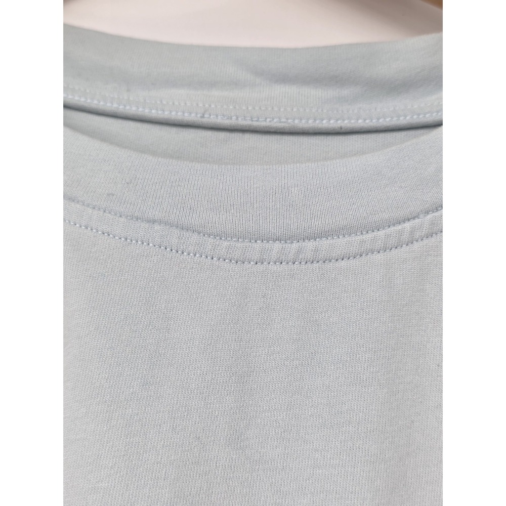 Lululemon Short Sleeve Sweatshirt Size L Baby Blue Oversized - Picture 5 of 14